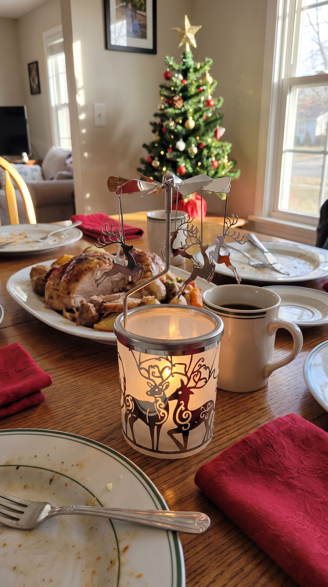 Margit's candle carousel, customer photo