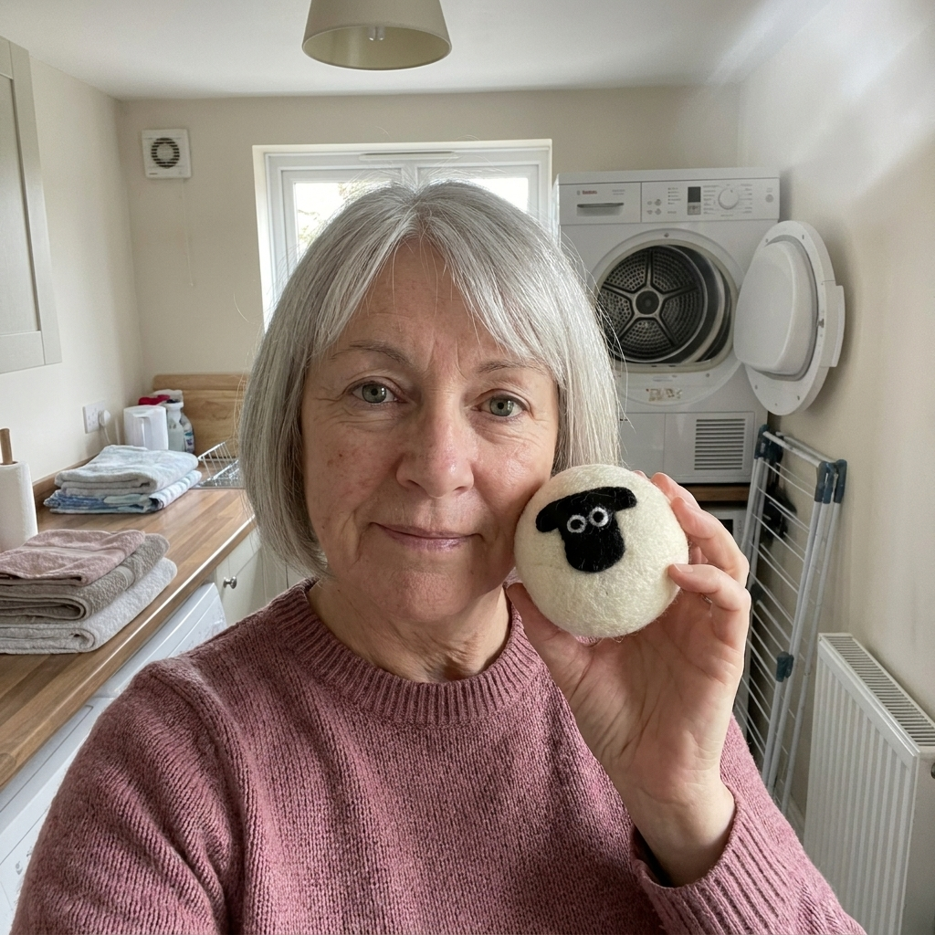 Customer photo of sheep wool dryer balls