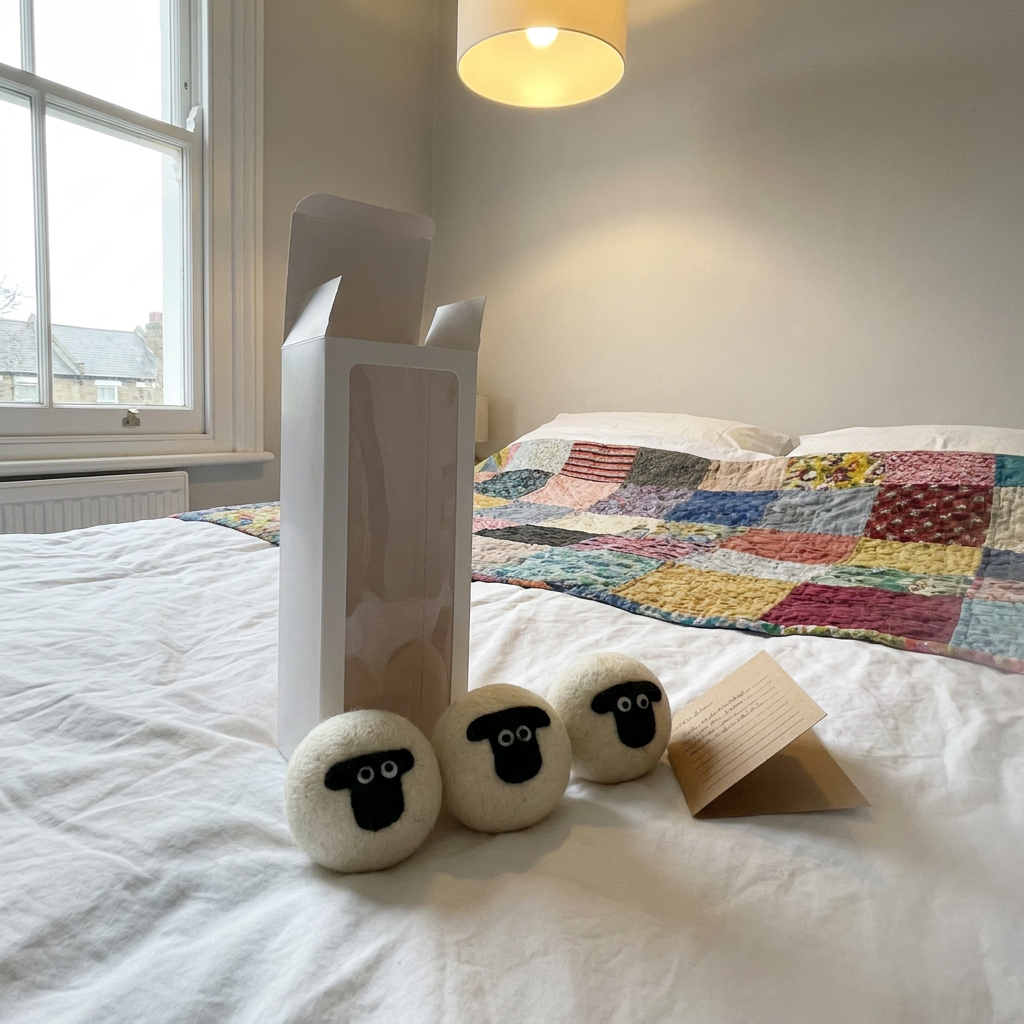 Customer photo of sheep wool dryer balls