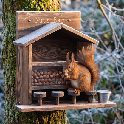 Geoff's "Nuts Bar" Squirrel Feeder